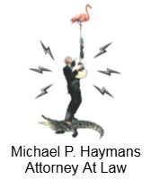 Logo for Michael P. Haymans Attorney At Law, sponsor of the 20205 Hibisucus Festival